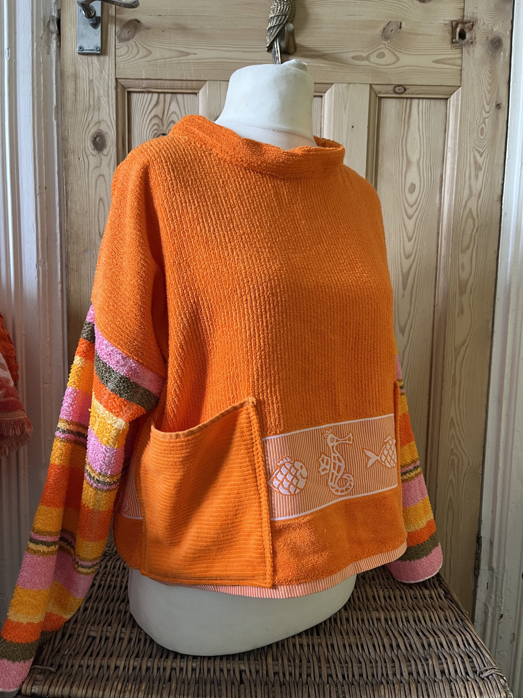 Tangarine dream towel  fishing smock
